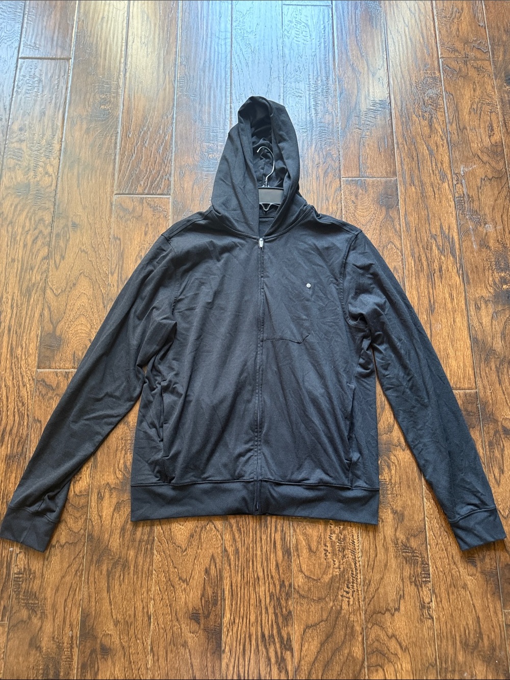 Vuori Ponte Black Heather Zip Hoodie, size medium - Picture 5 of 11